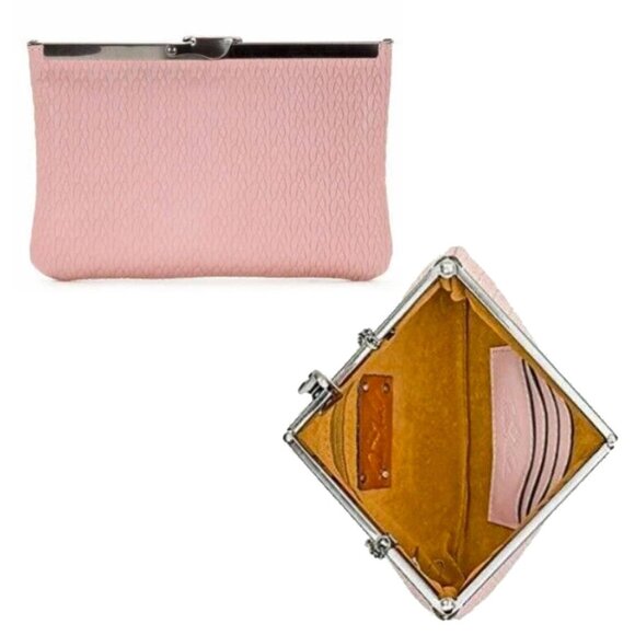 Patricia Nash Twisted Woven Embossed Asher Frame Clutch